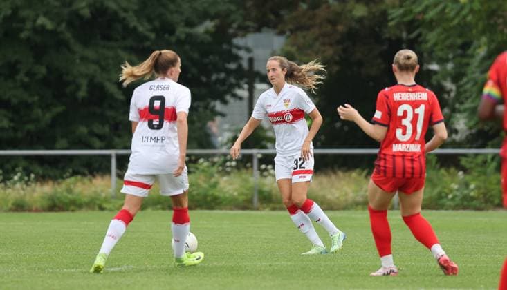 Stuttgart , Football Test Match VfB Stuttgart Women vs FC Heidenheim , Tamar Dongus VfB