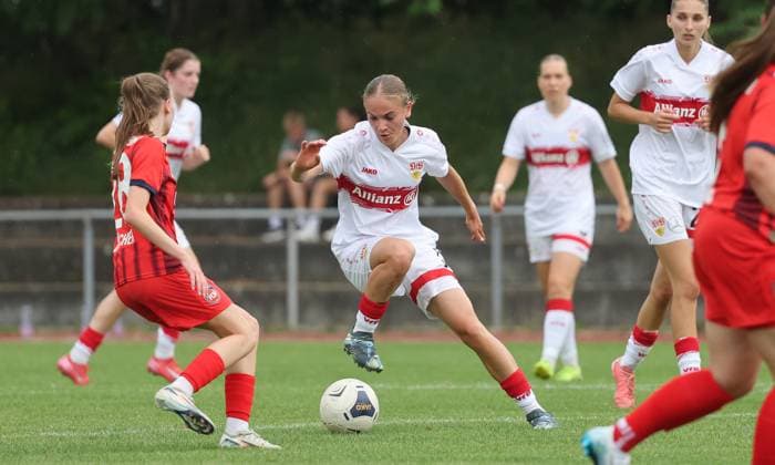 Stuttgart , Football Test Match VfB Stuttgart Women vs FC Heidenheim , Muriel Dürr VfB