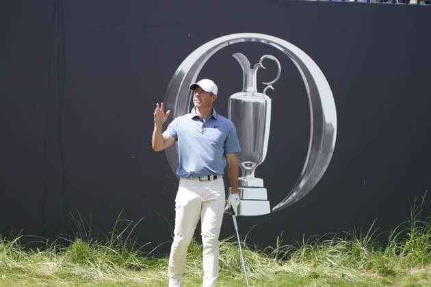 The 153rd Open Championship 2025 Rory Mcilroy In action on the 1st hole the final 4th day TheÊ153rd Open Championship, Royal Portrush Golf Club (Dunluce Links) in Portrush, County Antrim, Northern Ireland, from Thursday, 17 July to Sunday, 20 July 2025. Copyright: xMarkxNewcombex