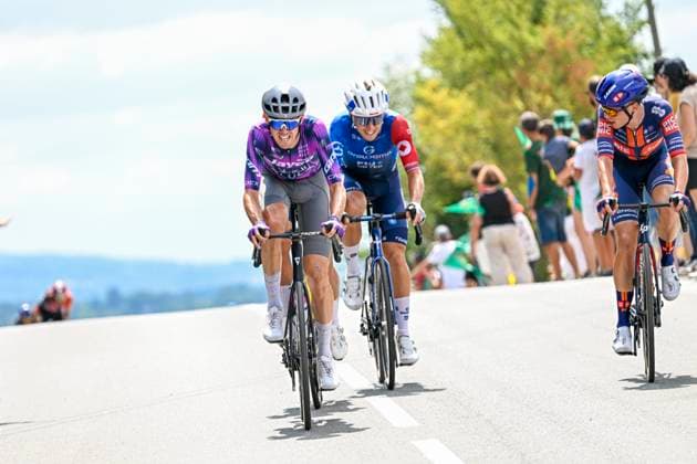 Tour de France 2025 Stage 15 CARCASSONNE, FRANCE - JULY 20 : O Connor Ben (AUS) of Team Jayco AlUla in action during stage 15 of the 112th edition of Tour de France an UCI World Tour 2.UWT cycling road race stage for Men Elite of 169 km with start in Muret and finish in Carcassonne on July 20, 2025 in Carcassonne, France, 20 07 2025 ( Motordriver Kenny Verfaillie - Carcassonne France  Copyright: xJanxDexMeuleneirx