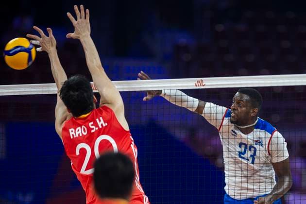 Men s Volleyball Nations League 2025 David Yant Herrera during Men s Volleyball Nations League 2025 match between China and Cuba in Gdansk, Poland on July 20, 2025. Gdansk Poland  Copyright: xAndrzejxIwanczukx originalFilename:iwanczuk-mensvoll250720_np2Xk.jpg