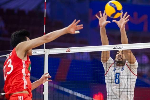 Men s Volleyball Nations League 2025 Julio Alberto Gomez Galves during Men s Volleyball Nations League 2025 match between China and Cuba in Gdansk, Poland on July 20, 2025. Gdansk Poland  Copyright: xAndrzejxIwanczukx originalFilename:iwanczuk-mensvoll250720_npEnx.jpg