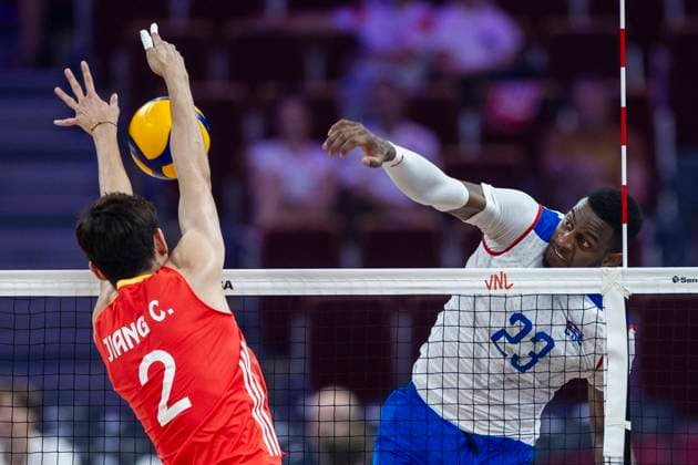 Men s Volleyball Nations League 2025 David Yant Herrera during Men s Volleyball Nations League 2025 match between China and Cuba in Gdansk, Poland on July 20, 2025. Gdansk Poland  Copyright: xAndrzejxIwanczukx originalFilename:iwanczuk-mensvoll250720_npXqL.jpg