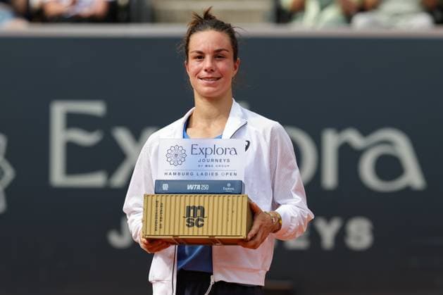 GER, Hamburg, xFSx, ATP250 Womens Tennis Tournament , MSC Hamburg Ladies Open 2025 , Final ,20 07 2025 v l Lois Boisson FRA Winner in Hamburg Copyright: HMBxMedia FernandoxSoares