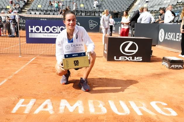 GER, Hamburg, xFSx, ATP250 Womens Tennis Tournament , MSC Hamburg Ladies Open 2025 , Final ,20 07 2025 v l Lois Boisson FRA Winner in Hamburg Copyright: HMBxMedia FernandoxSoares