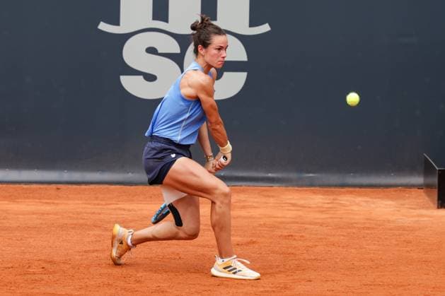 GER, Hamburg, xFSx, ATP250 Womens Tennis Tournament , MSC Hamburg Ladies Open 2025 , Final ,20 07 2025 v l Lois Boisson FRA plays a backhand Copyright: HMBxMedia FernandoxSoares