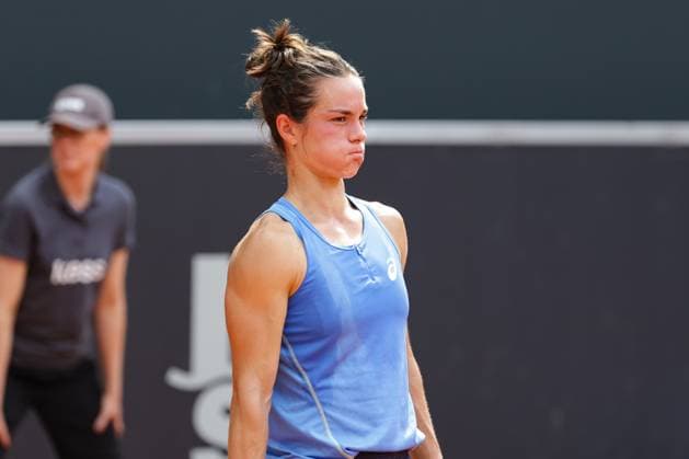GER, Hamburg, xFSx, ATP250 Womens Tennis Tournament , MSC Hamburg Ladies Open 2025 , Final ,20 07 2025 v l Lois Boisson FRA disappointed, looking disappointed, dissapointed, sad, frustrated, frustrated, frustrated Copyright: HMBxMedia FernandoxSoares