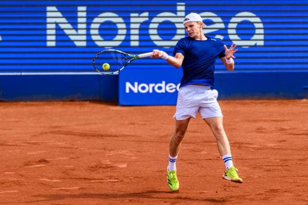 250720 Jesper de Jong of Netherlands competes in the singles final tennis match during day 8 on July 20, 2025 in Bastad Photo Mathilda Schuler BILDBYRAN kod MA MA0849 tennis atp 250 nordea open bbeng  Copyright: MATHILDAxSCHULER BB250720MA113