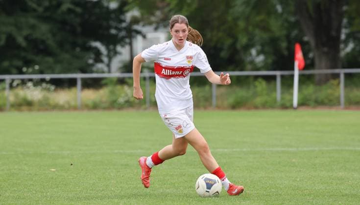 Stuttgart , Football Test Match VfB Stuttgart Women vs FC Heidenheim , Lenelotte Müller VfB