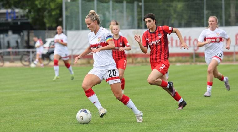 Stuttgart , Football Test Match VfB Stuttgart Women vs FC Heidenheim , Jana Beuschlein VfB