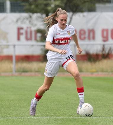 Stuttgart , Football Test Match VfB Stuttgart Women vs FC Heidenheim , Gillian Castor VfB