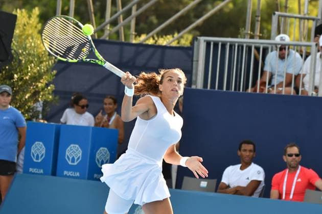 RECORD DATE NOT STATED Lucia Bronzetti of Italy during the Finals of Hopman Cup at Bari on July 20, 2025 in Bari,Italy Copyright: xAndreaxRositox DSC_2277