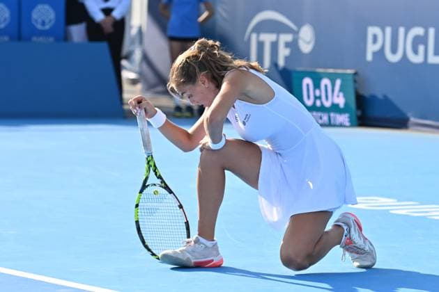 RECORD DATE NOT STATED Lucia Bronzetti durante la Hopman Cup 2025 Domenica 20 Luglio 2025 Bari - Fiera del Levante Copyright: xAndreaxRositox DSC_6358