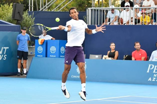 RECORD DATE NOT STATED Felix Auger-Aliassime during the Finals of Hopman Cup at Bari on July 20, 2025 in Bari,Italy Copyright: xAndreaxRositox DSC_2595