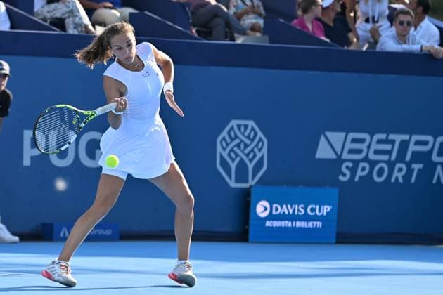 RECORD DATE NOT STATED Lucia Bronzetti of Italy during the Finals of Hopman Cup at Bari on July 20, 2025 in Bari,Italy Copyright: xAndreaxRositox DSC_6511