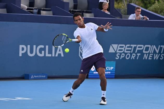 Felix Auger-Aliassime during the Finals of Hopman Cup at Bari on July 20, 2025 in Bari,Italy  Copyright: xAndreaxRosito IPAxSportx xipa-agency.netx xx IPA_60653505 IPA_Agency_IPA60653505