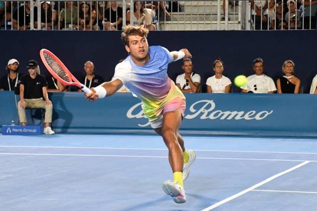 RECORD DATE NOT STATED Flavio Cobolli of Italy during the Finals of Hopman Cup at Bari on July 20, 2025 in Bari,Italy Copyright: xAndreaxRositox DSC_2720