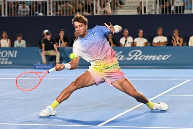 RECORD DATE NOT STATED Flavio Cobolli of Italy during the Finals of Hopman Cup at Bari on July 20, 2025 in Bari,Italy Copyright: xAndreaxRositox DSC_7855