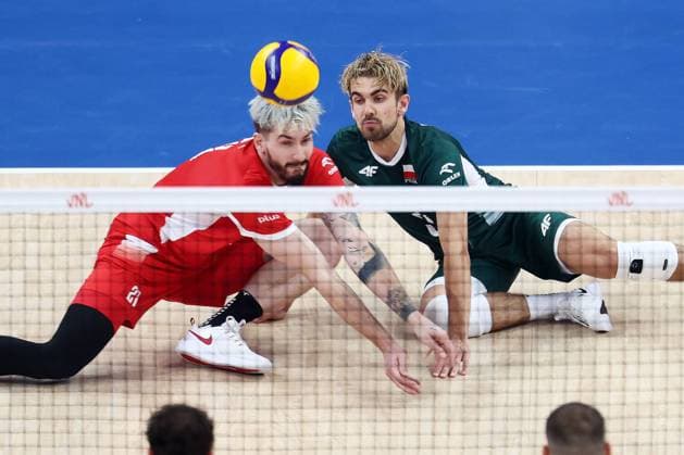 2025.07.20 Ergo Arena Gdansk Siatkowka mezczyzn Liga Narodow 2025 Francja - Polska N z Tomasz Fornal Jakub Popiwczak Foto Piotr Matusewicz PressFocus 2025.07.20 Gdansk Men volleyball Nations League VNL France - Poland Tomasz Fornal Jakub Popiwczak Credit: Piotr Matusewicz PressFocus NEWSPIX.PL --- newspix.pl POLAND OUT! 