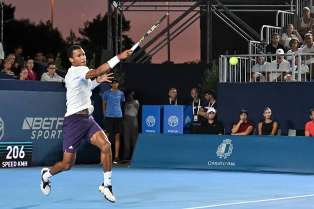 RECORD DATE NOT STATED Felix Auger-Aliassime during the Finals of Hopman Cup at Bari on July 20, 2025 in Bari,Italy Copyright: xAndreaxRositox DSC_7575