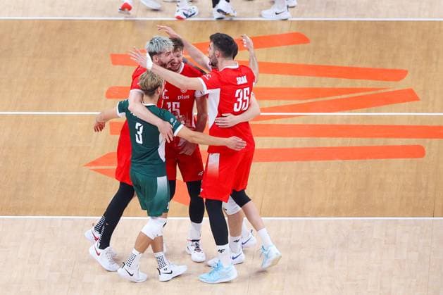 GDANSK 20.07.2025 SIATKOWKA MEZCZYZN LIGA NARODOW 2025 - GRUPA 7 - MECZ: FRANCJA - POLSKA --- MENS VOLLEYBALL NATIONS LEAGUE 2025 - POOL 7 WEEK 3 - MATCH IN GDANSK: FRANCE - POLAND TOMASZ FORNAL JAKUB POPIWCZAK JAKUB KOCHANOWSKI KEWIN SASAK FOT. ANNA KLEPACZKO FOTOPYK NEWSPIX.PL --- newspix.pl POLAND OUT! 