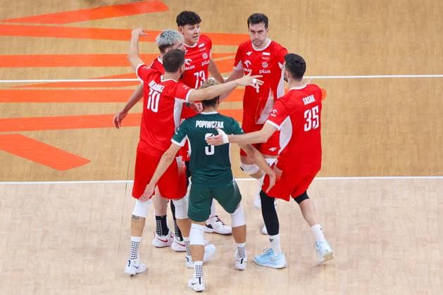 GDANSK 20.07.2025 SIATKOWKA MEZCZYZN LIGA NARODOW 2025 - GRUPA 7 - MECZ: FRANCJA - POLSKA --- MENS VOLLEYBALL NATIONS LEAGUE 2025 - POOL 7 WEEK 3 - MATCH IN GDANSK: FRANCE - POLAND TOMASZ FORNAL JAKUB NOWAK MARCIN KOMENDA BARTOSZ BEDNORZ JAKUB POPIWCZAK KEWIN SASAK FOT. ANNA KLEPACZKO FOTOPYK NEWSPIX.PL --- newspix.pl POLAND OUT! 