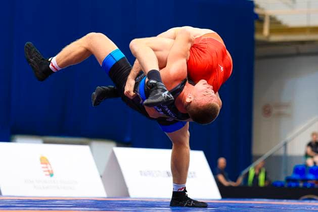Sport Bilder des Tages Wrestling Ranking Series - Polyak Imre & Varga Janos Memorial 2025 77kg GR - Sergei Stepanov (UWW) df. Stoyan Kubatov (BUL) Budapest Hungary *** Wrestling Ranking Series Polyak Imre Varga Janos Memorial 2025 77kg GR Sergei Stepanov UWW df Stoyan Kubatov BUL Budapest Hungary Copyright: xUnitedxWorldxWrestlingx xKadirxCx