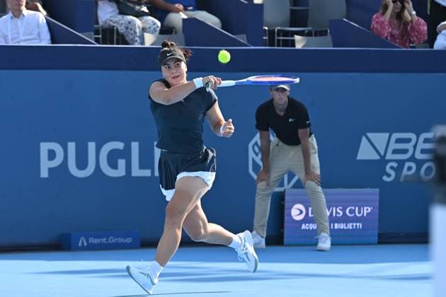 The Hopman Cup 2025 Bianca Andreescu of Canada participates in the Finals of the Hopman Cup in Bari, Italy, on July 20, 2025. Bari Italy  Copyright: xAndreaxRositox originalFilename:rosito-notitle250720_npzTE.jpg