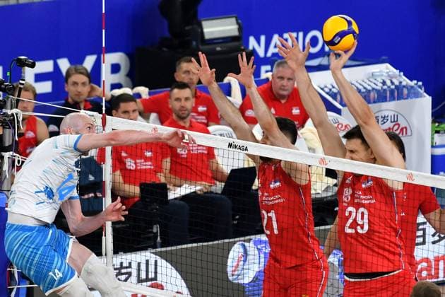 Volleyball, Nations League, Serbia - Slovenia