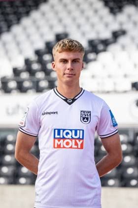 SSV Ulm 1846 Football 3 League, portrait date 2025 2026 35 Julian Kudala SSV Ulm 1846 Football 3 League, portrait date 2025 2026 Photo Lucca Fundel Ulm Donaustadion Ulm Baden Württemberg Germany