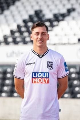 SSV Ulm 1846 Football 3 League, portrait date 2025 2026 19 Jonathan Meier SSV Ulm 1846 Football 3 League, portrait date 2025 2026 Photo Lucca Fundel Ulm Donaustadion Ulm Baden Württemberg Germany