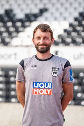 SSV Ulm 1846 Soccer 3 League, porträttermin 2025 2026 Athletic trainer Dr Sebastian Schulz SSV Ulm 1846 Soccer 3 League, porträttermin 2025 2026 Photo Lucca Fundel Ulm Donaustadion Ulm Baden Württemberg Germany