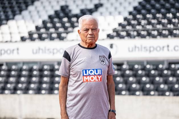 SSV Ulm 1846 Soccer 3 League, porträttermin 2025 2026 Coach Emilio Tancredi SSV Ulm 1846 Soccer 3 League, porträttermin 2025 2026 Photo Lucca Fundel Ulm Donaustadion Ulm Baden Württemberg Germany