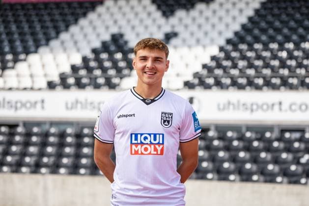 SSV Ulm 1846 Football 3 League, portrait date 2025 2026 28 Max Scholze SSV Ulm 1846 Football 3 League, portrait date 2025 2026 Photo Lucca Fundel Ulm Donaustadion Ulm Baden Württemberg Germany