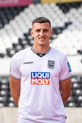 SSV Ulm 1846 Football 3 League, portrait date 2025 2026 22 Aleksander Kahvic SSV Ulm 1846 Football 3 League, portrait date 2025 2026 Photo Lucca Fundel Ulm Donaustadion Ulm Baden Württemberg Germany