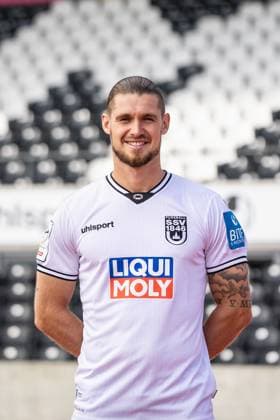 SSV Ulm 1846 Football 3 League, portrait date 2025 2026 11 Dennis Chessa SSV Ulm 1846 Football 3 League, portrait date 2025 2026 Photo Lucca Fundel Ulm Donaustadion Ulm Baden Württemberg Germany
