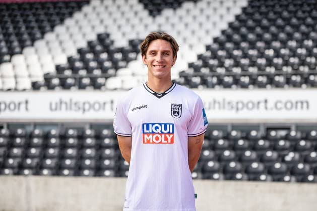 SSV Ulm 1846 Football 3 League, portrait date 2025 2026 23 Max Brandt SSV Ulm 1846 Football 3 League, portrait date 2025 2026 Photo Lucca Fundel Ulm Donaustadion Ulm Baden Württemberg Germany