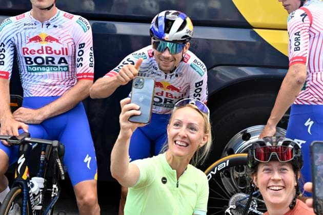 Tour de France 2025 Second Restday MONTPELLIER, FRANCE - JULY 21 :Roglic Primoz (SLO) of Red Bull - BORA - Hansgrohe during the second restday of the 112th edition of Tour de France an UCI World Tour 2.UWT for Men Elite on July 21, 2025 in Montpellier, France, 21 07 2025 ( Motordriver Kenny Verfaillie - Montpellier France  Copyright: xJanxDexMeuleneirx