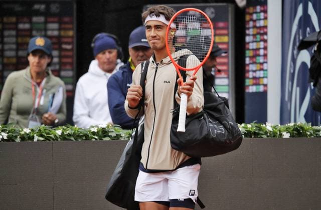 TENNIS - ATP, Tennis Herren Generali Open 2025 KITZBUEHEL,AUSTRIA,21.JUL.25 - TENNIS - ATP World Tour, Generali Open. Image shows Francisco Comesana (ARG).  GEPAxpictures xMatthiasxHauer
