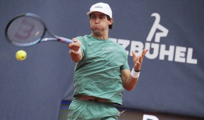 TENNIS - ATP, Tennis Herren Generali Open 2025 KITZBUEHEL,AUSTRIA,21.JUL.25 - TENNIS - ATP World Tour, Generali Open. Image shows Tristan Boyer (USA).  GEPAxpictures xMatthiasxHauer