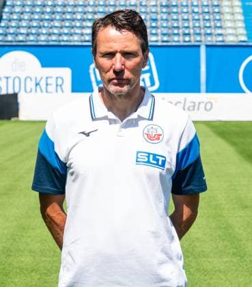 Reinhard Schnittker, FC Hansa Rostock, 3 Liga, soccer, portrait appointment 2025 2026 Athletics trainer Reinhard Schnittker FC Hansa Rostock at the portrait photo session in the Ostseestadion Rostock Ostseestadion Mecklenburg-Vorpommern Germany