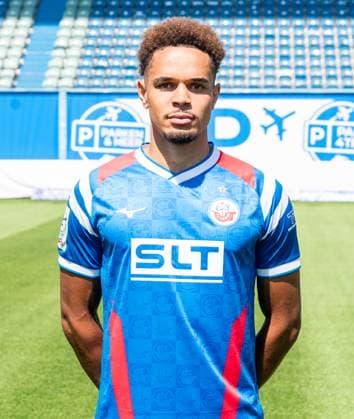 Dario Gebuhr, FC Hansa Rostock, 3 Liga, Football, portrait appointment 2025 2026 Dario Gebuhr FC Hansa Rostock at the portrait photo session in the Ostseestadion Rostock Ostseestadion Mecklenburg Vorpommern Germany