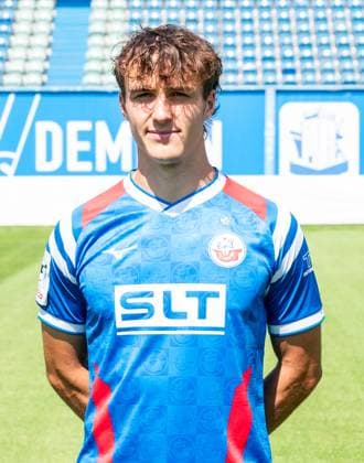 Benno Dietze, FC Hansa Rostock, 3 Liga, soccer, portrait appointment 2025 2026 Benno Dietze FC Hansa Rostock at the portrait photo session in the Ostseestadion Rostock Ostseestadion Mecklenburg Vorpommern Germany