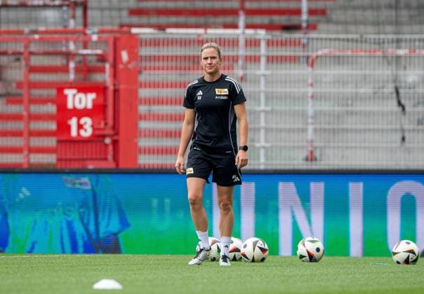 Soccer, Women, Season 2025 2026, 1 Bundesliga, 1 FC Union Berlin, Training kick-off, Goalkeeping coach Alisa Vetterlein 1 FC Union , 21 07 2025, Copyright: xSebastianxRäppold MatthiasxKochx