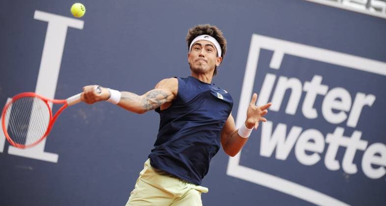 TENNIS - ATP, Tennis Herren Generali Open 2025 KITZBUEHEL,AUSTRIA,21.JUL.25 - TENNIS - ATP World Tour, Generali Open. Image shows Francisco Comesana (ARG).  GEPAxpictures xMatthiasxHauer