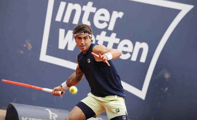 TENNIS - ATP, Tennis Herren Generali Open 2025 KITZBUEHEL,AUSTRIA,21.JUL.25 - TENNIS - ATP World Tour, Generali Open. Image shows Francisco Comesana (ARG).  GEPAxpictures xMatthiasxHauer