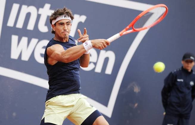 TENNIS - ATP, Tennis Herren Generali Open 2025 KITZBUEHEL,AUSTRIA,21.JUL.25 - TENNIS - ATP World Tour, Generali Open. Image shows Francisco Comesana (ARG).  GEPAxpictures xMatthiasxHauer