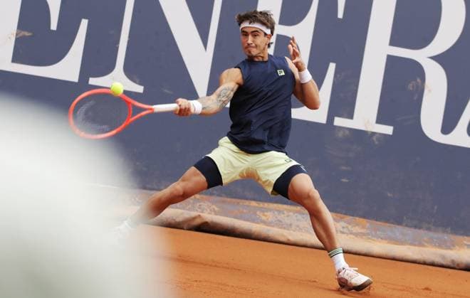 TENNIS - ATP, Tennis Herren Generali Open 2025 KITZBUEHEL,AUSTRIA,21.JUL.25 - TENNIS - ATP World Tour, Generali Open. Image shows Francisco Comesana (ARG).  GEPAxpictures xMatthiasxHauer
