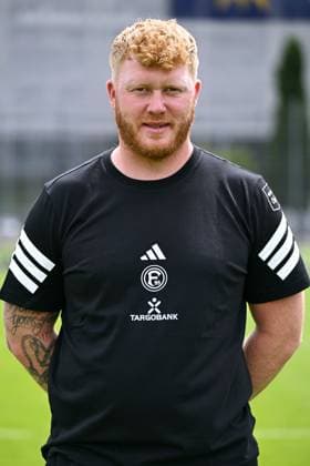 Equipment manager Tom Wirtz Fortuna Düsseldorf 2 BL, portrait date 2025 2026