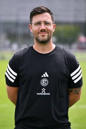 Physiotherapist Mathias Eckl Fortuna Düsseldorf 2 BL, portrait appointment 2025 2026